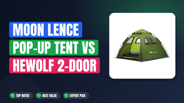 MOON LENCE Pop-Up Tent vs Hewolf 2-Door Tent: Which Is Better?